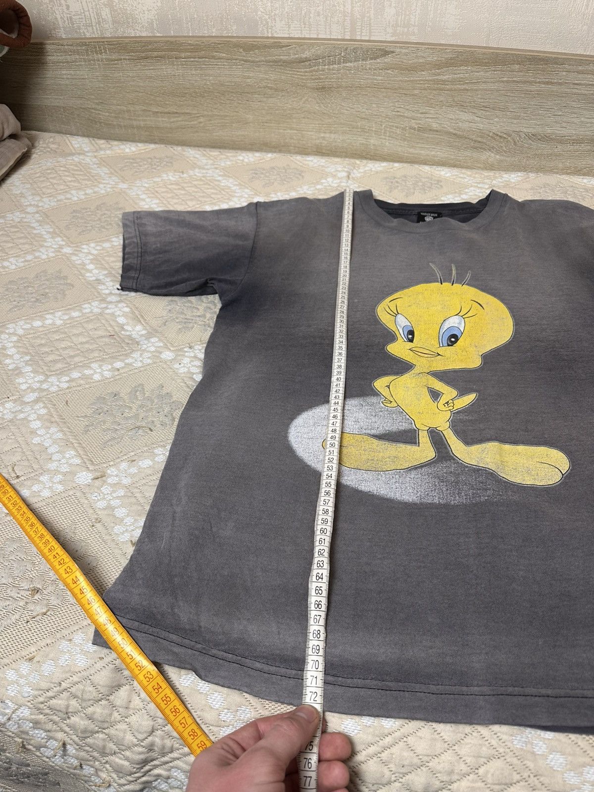 Vintage 🔥 Warner Bros Tweety 1998 Vintage T Shirt USA Cartoon Movie Size US L / EU 52-54 / 3 - 11 Thumbnail
