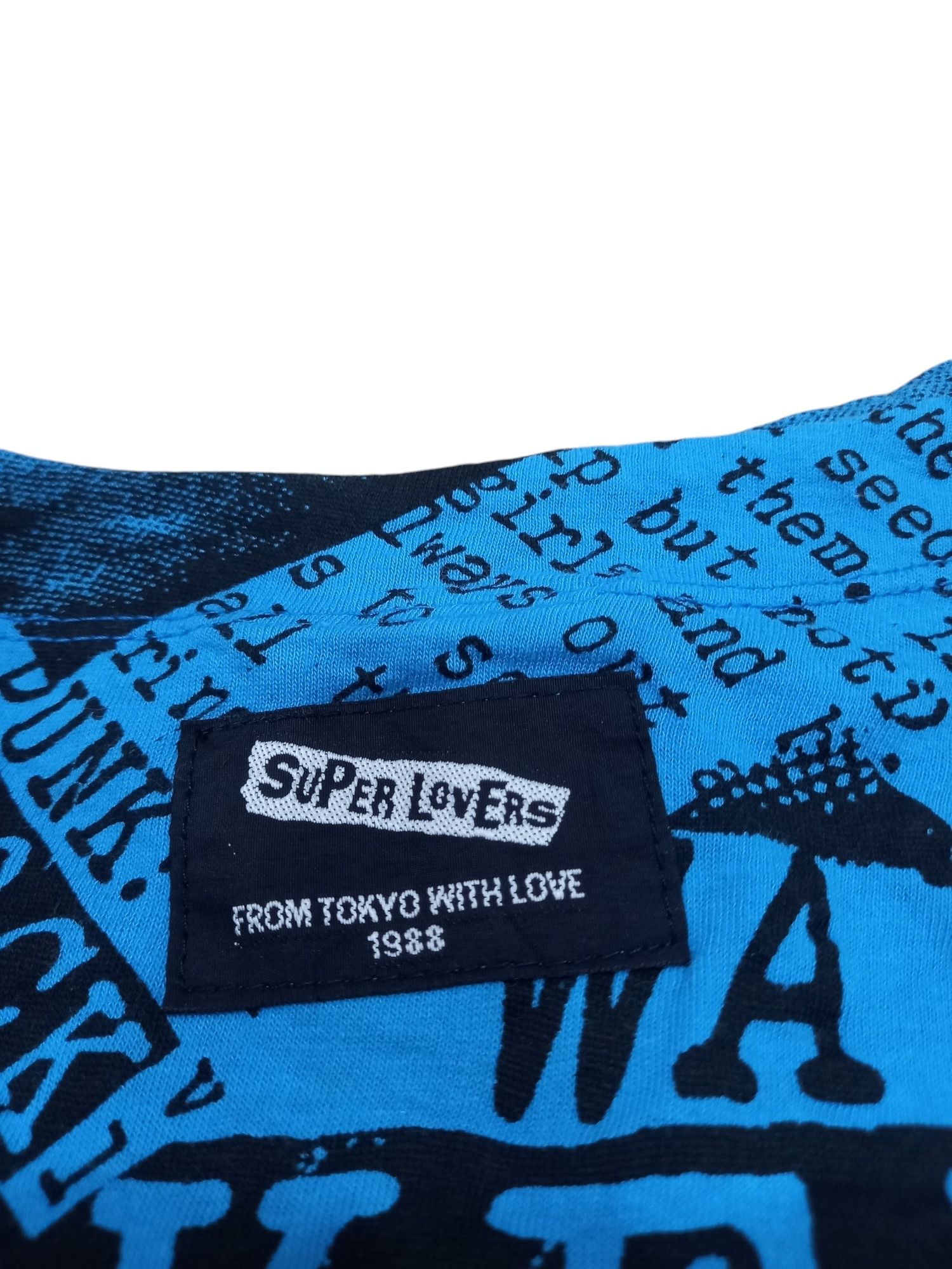 Super Lovers Rare! Superlovers Lovers Rock Tokyo Seditionaries AOP Crop Size M / US 6-8 / IT 42-44 - 3 Thumbnail