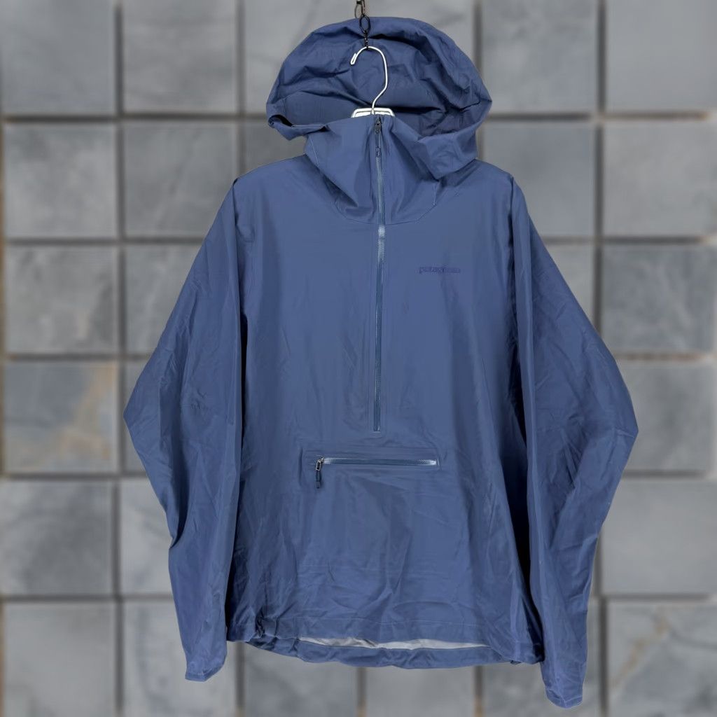 Patagonia Patagonia Alpine Houdini Pullover Mens Small Blue Half Zip Hooded Jacket 84855 Size US S / EU 44-46 / 1 - 1 Thumbnail