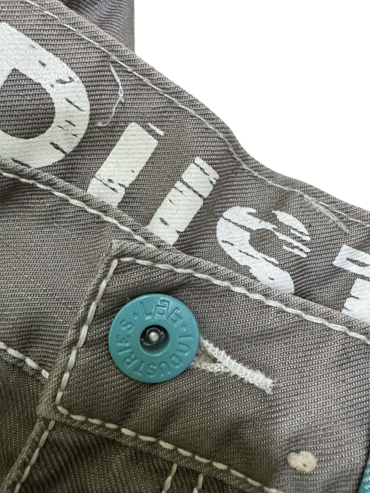 If Six Was Nine Lab Industries Wrinkled Effect Grey Pants Y2K Style Size US 28 / EU 44 - 7 Thumbnail