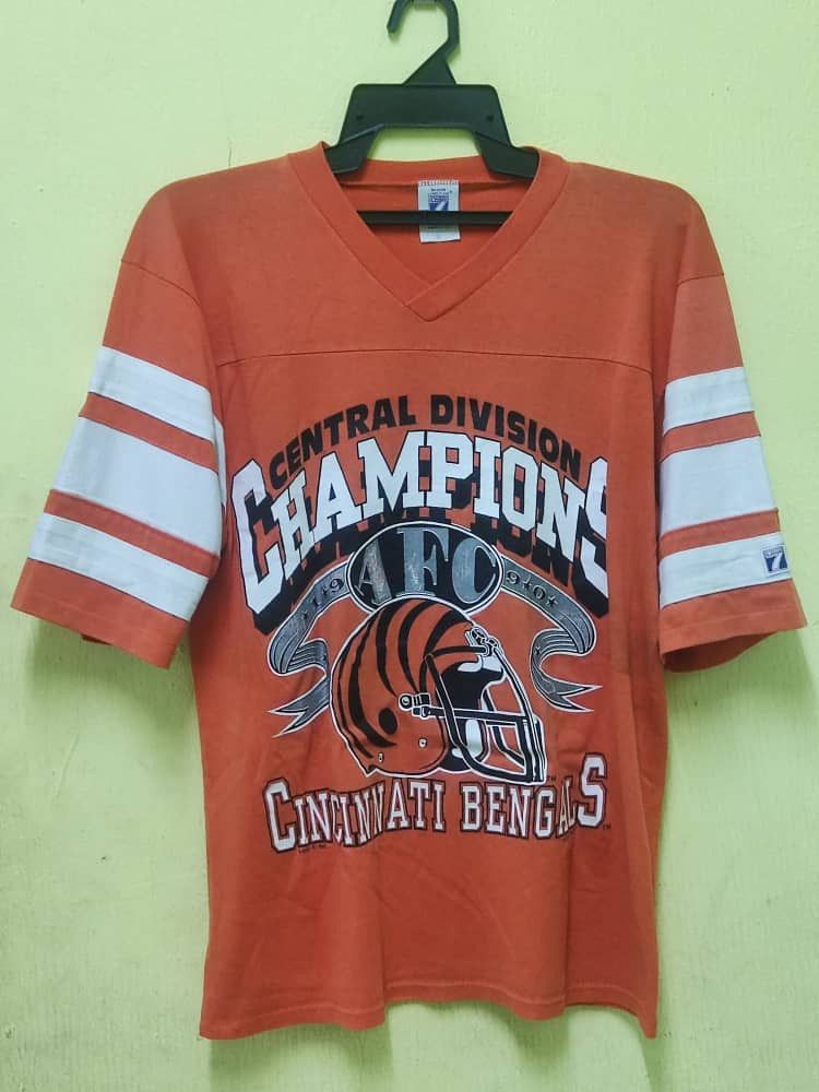 Logo 7 Vintage 90s NFL Cincinanatibengals Size US M / EU 48-50 / 2 - 1 Thumbnail