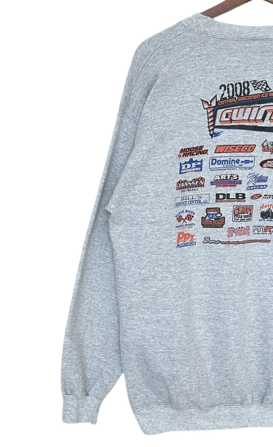 Hanes × Vintage Vintage Brand Hanes Motor Cross Sweatshirt 2000s Size US M / EU 48-50 / 2 - 5 Thumbnail