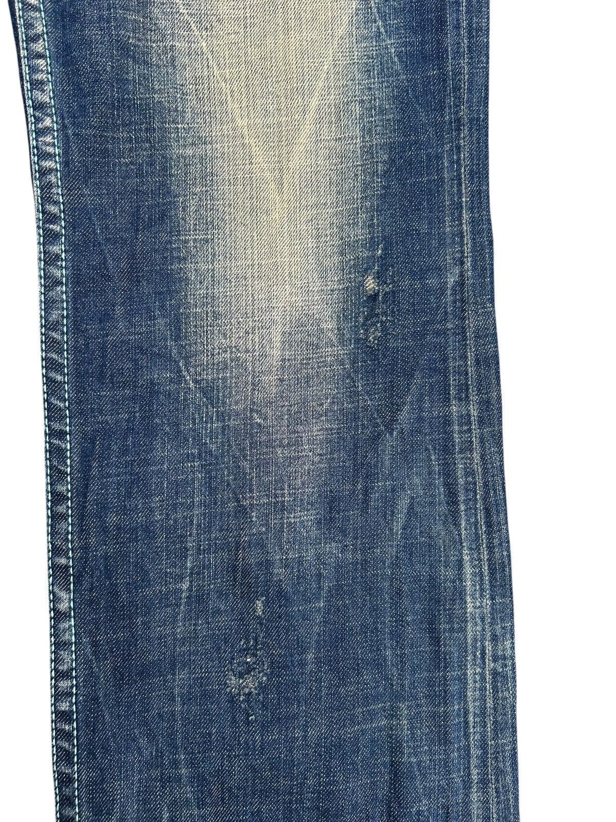 Kapital YOSHITOMO NARA LOLITA Vintage Distressed Rusty Denim Jeans Size US 34 / EU 50 - 12 Thumbnail