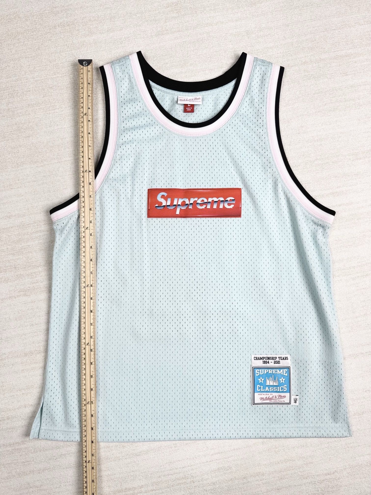 Supreme Supreme Mitchell & Ness Basketball Jersey Size US L / EU 52-54 / 3 - 10 Thumbnail
