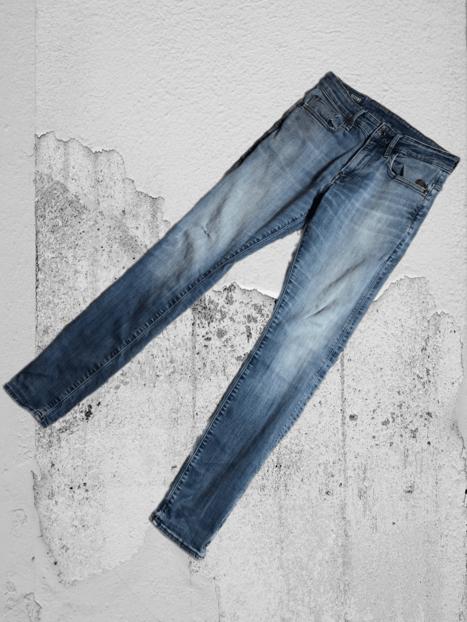 G-Star × Japanese Brand Crazy Crash Dirty Baggy Faded Jean Japan Avant Garde Style Size US 30 / EU 46 - 1 Thumbnail
