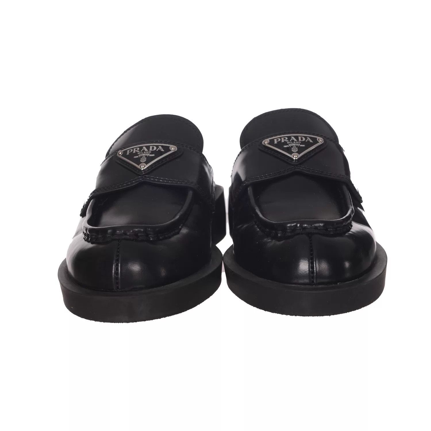 Prada Prada Triangle Logo Mule Slip-On Shoes 35 Size US 4.5 / IT 34.5 - 6 Thumbnail