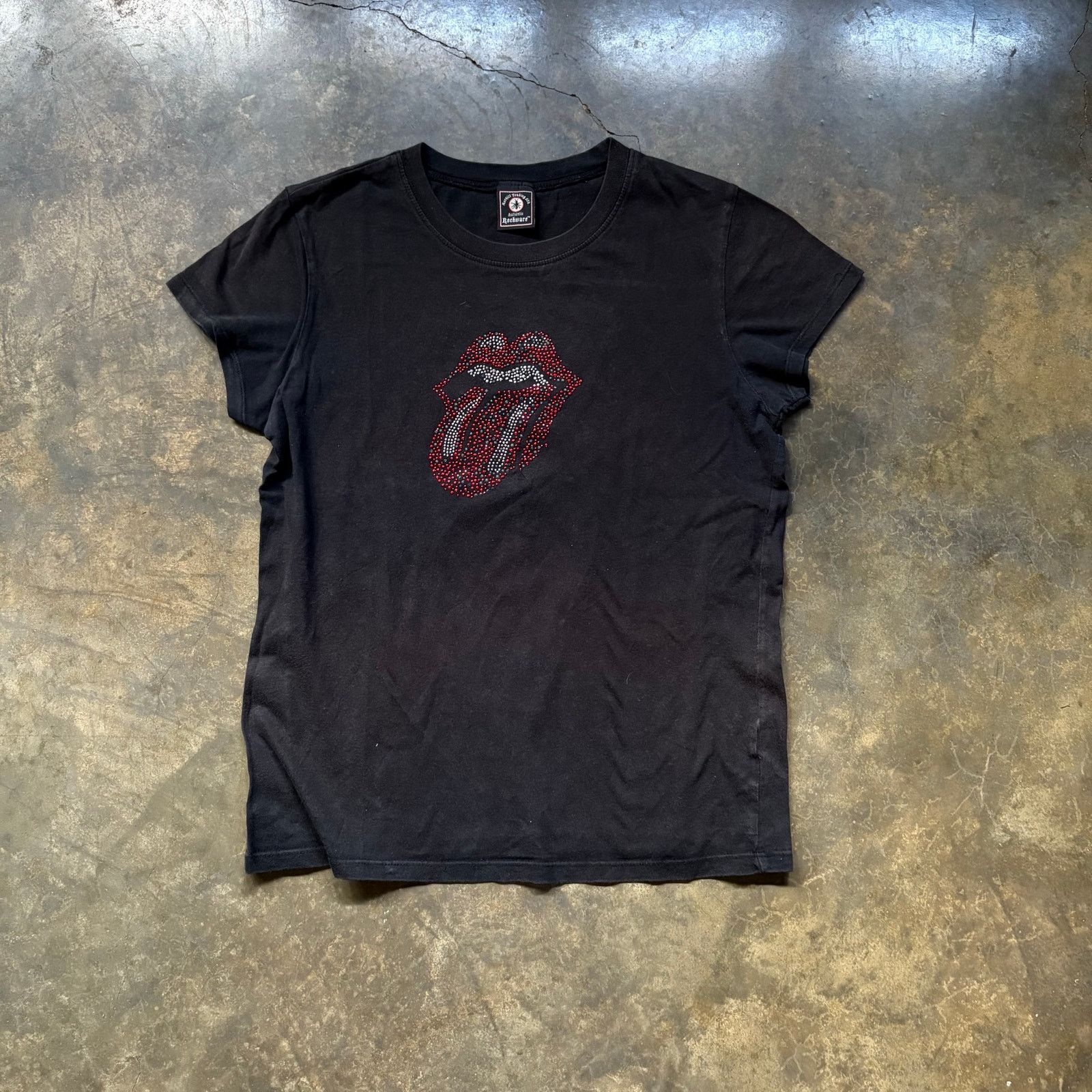 The Rolling Stones Cool Vintage RhineStone Rolling Stones T-shirt Size S / US 4 / IT 40 - 1 Thumbnail