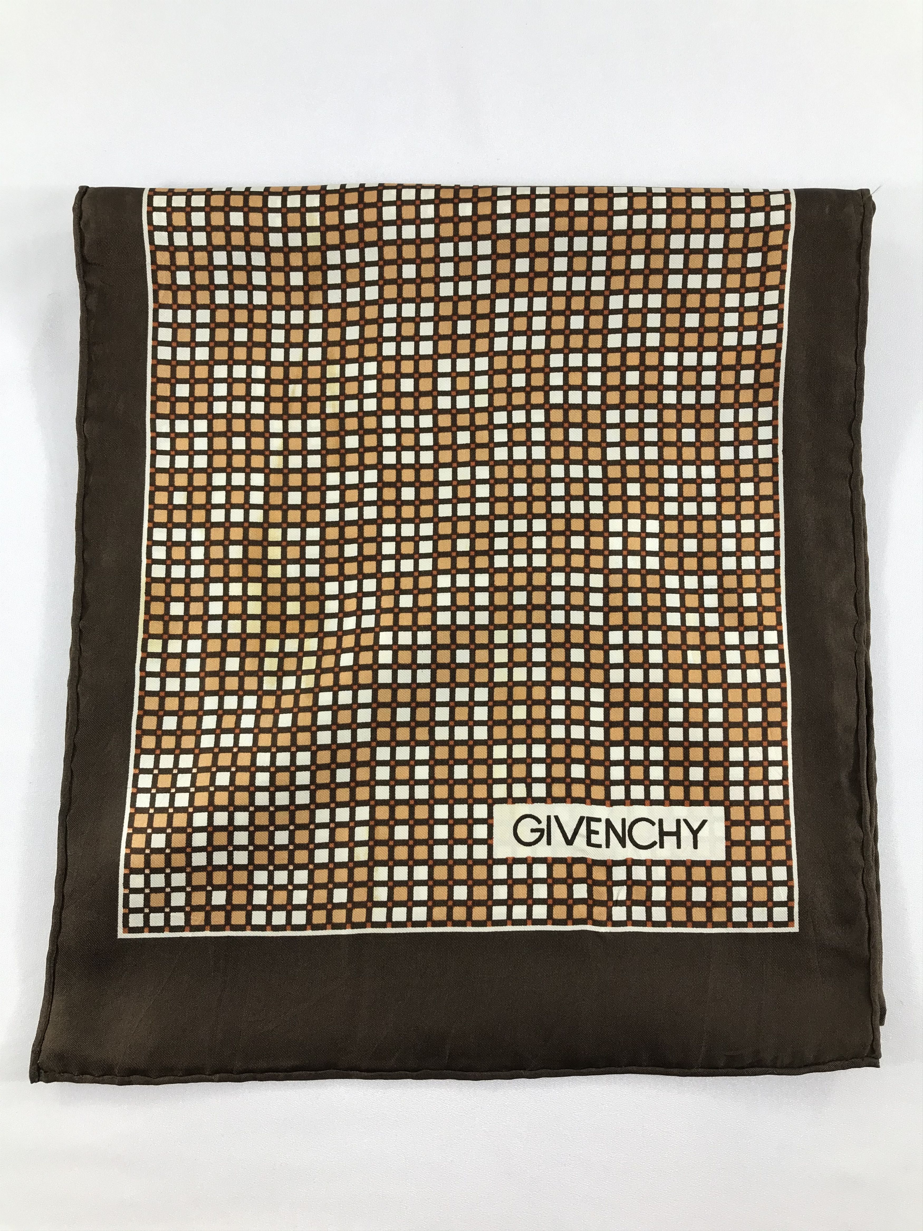 Vintage Vintage Givenchy Silk Scarf Size ONE SIZE - 2 Thumbnail