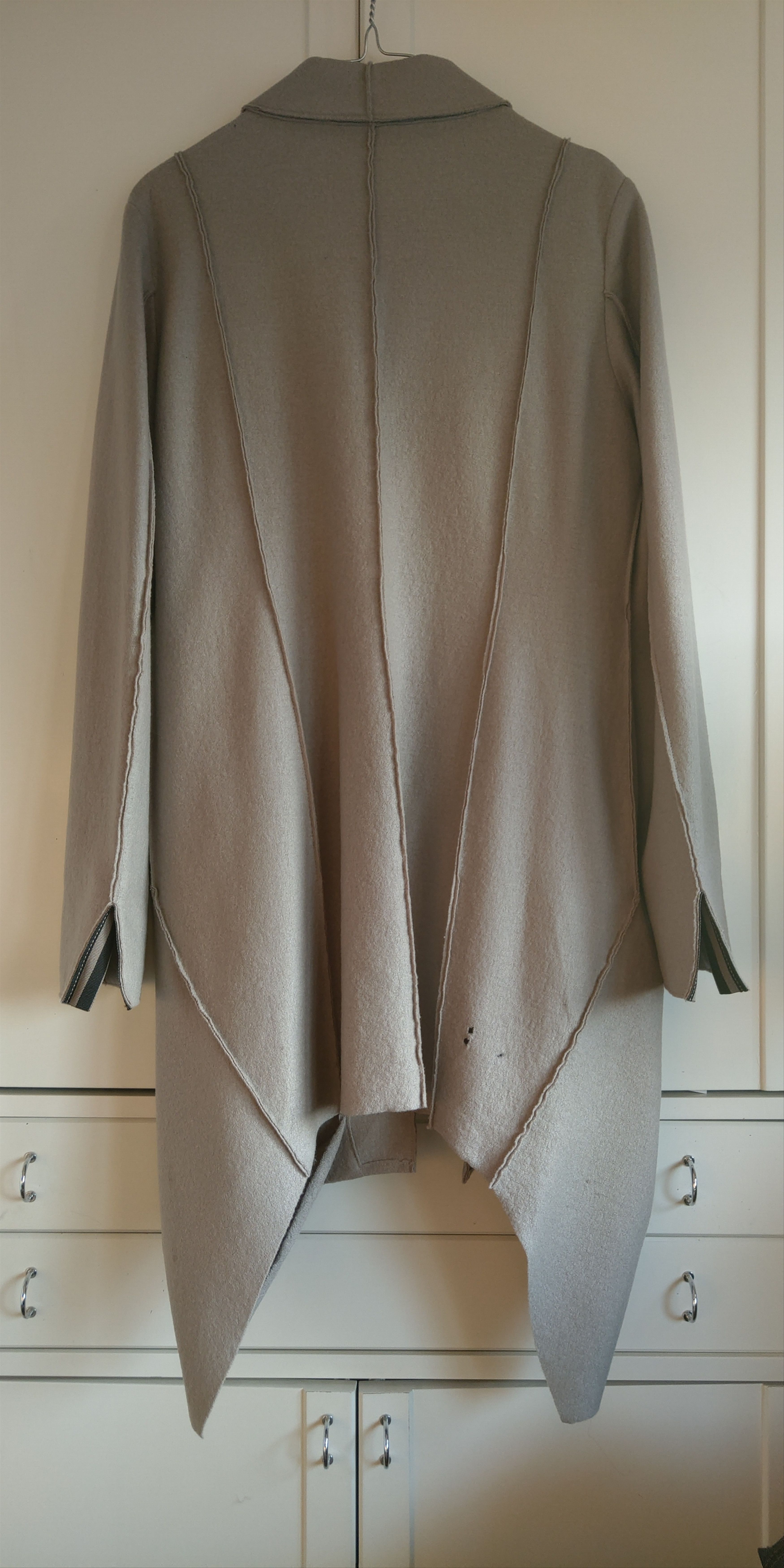 Annette Gortz Avant-Garde Wool Coat Reconstructed Design Alt Goth Size M / US 6-8 / IT 42-44 - 8 Thumbnail