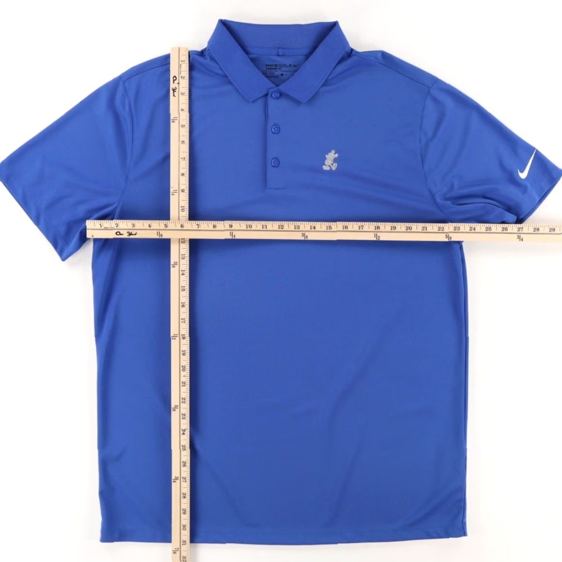 Nike Nike Disney Parks Polyester Solid Polo Shirt Blue Men's XL Size US XL / EU 56 / 4 - 3 Thumbnail