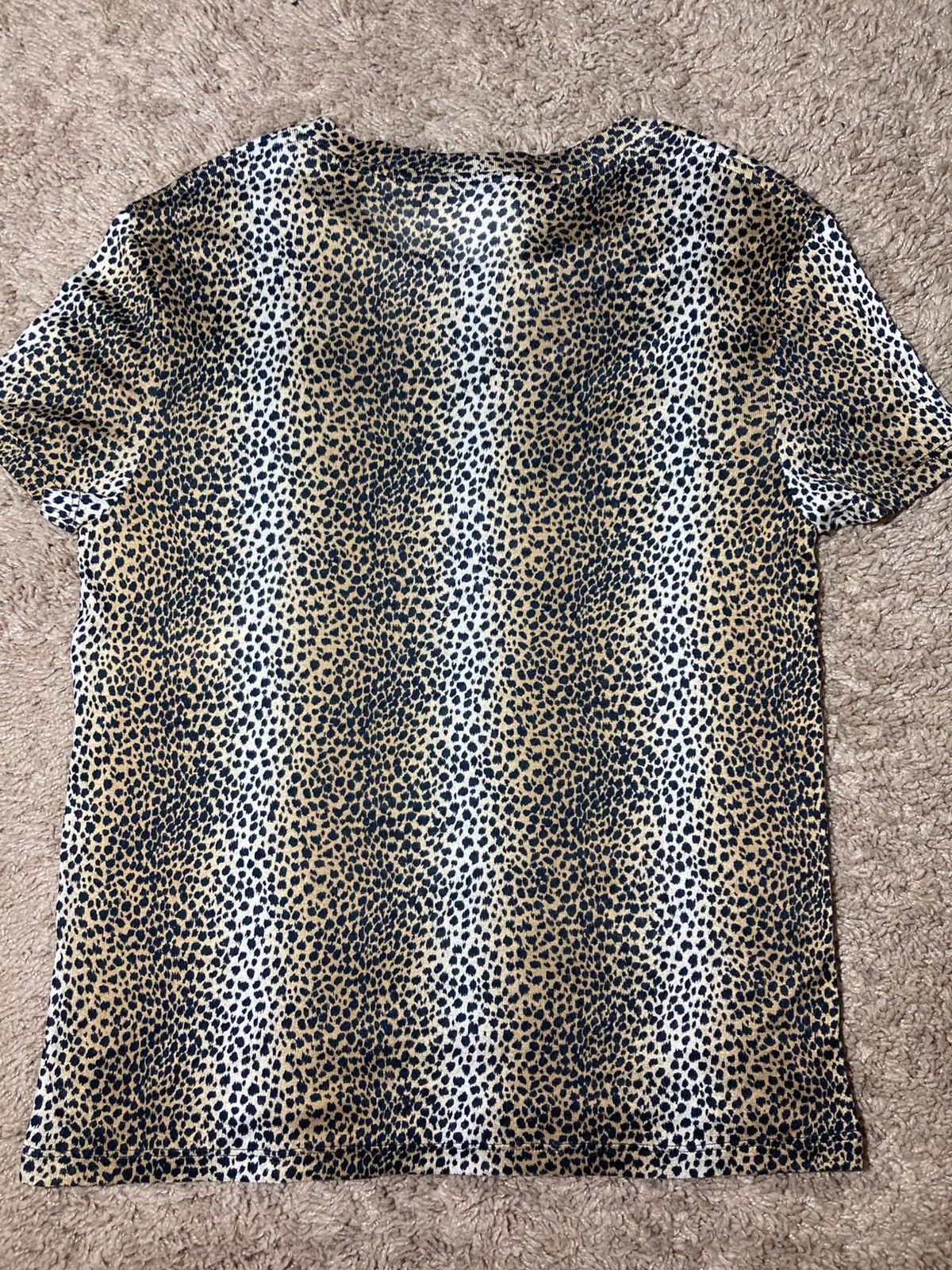 Celine SS19 Celine Cheetah Silk Shirt Crew 2019 Animal Print Hedi Size US S / EU 44-46 / 1 - 10 Thumbnail
