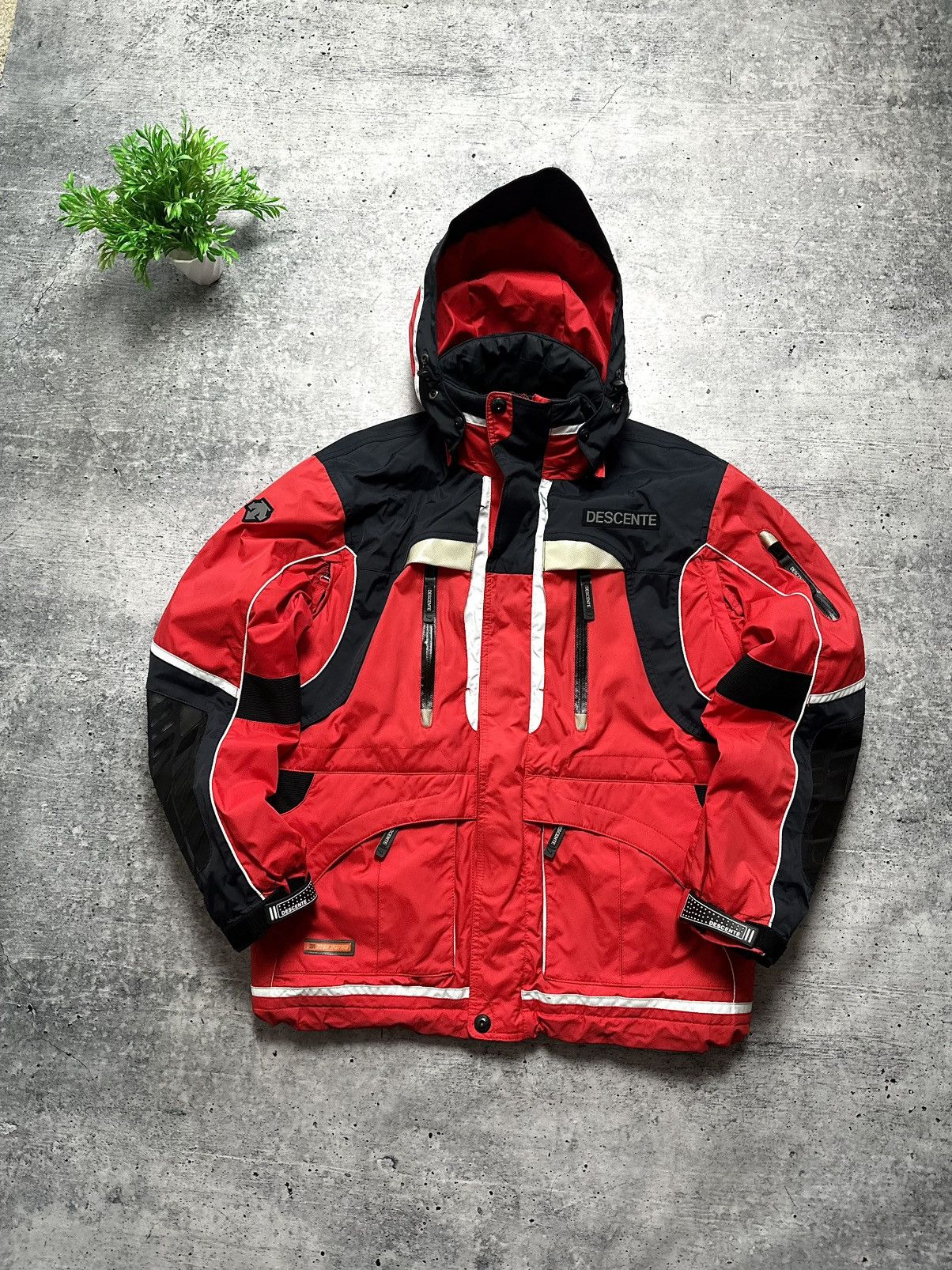 Descente Vintage 90s Descente Ski Goggle Pocket Jacket Titan Thermo Size US S / EU 44-46 / 1 - 2 Thumbnail