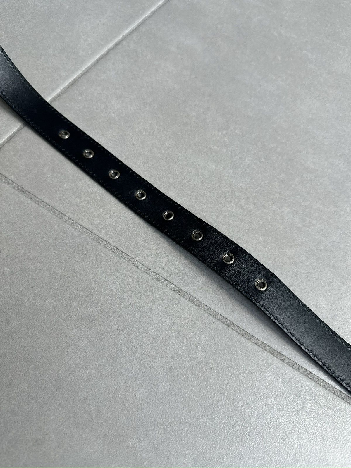 Dior × Hedi Slimane Dior Homme SS06 striped slim belt Size ONE SIZE - 8 Thumbnail