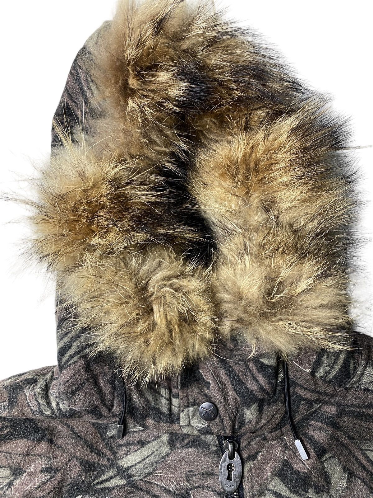 If Six Was Nine 2000's Roar Guns Fur Feather Multizip Hoodie Size US M / EU 48-50 / 2 - 2 Thumbnail