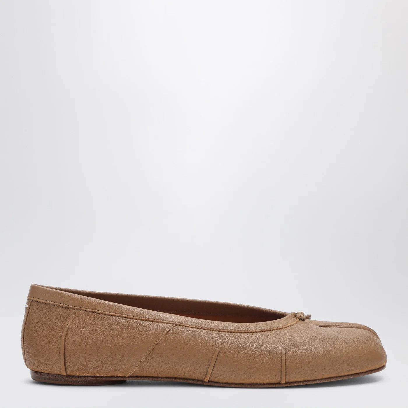Maison Margiela o1d2blof0426 Leather Ballet Flats in Beige Size US 11 / IT 41 - 1 Thumbnail