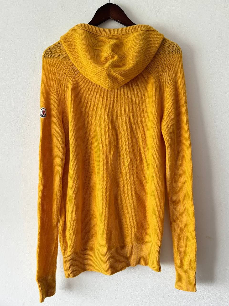 Moncler 🔥🔥 Moncler Wool And Cashmere Mustard Hoodie Size US M / EU 48-50 / 2 - 2 Thumbnail