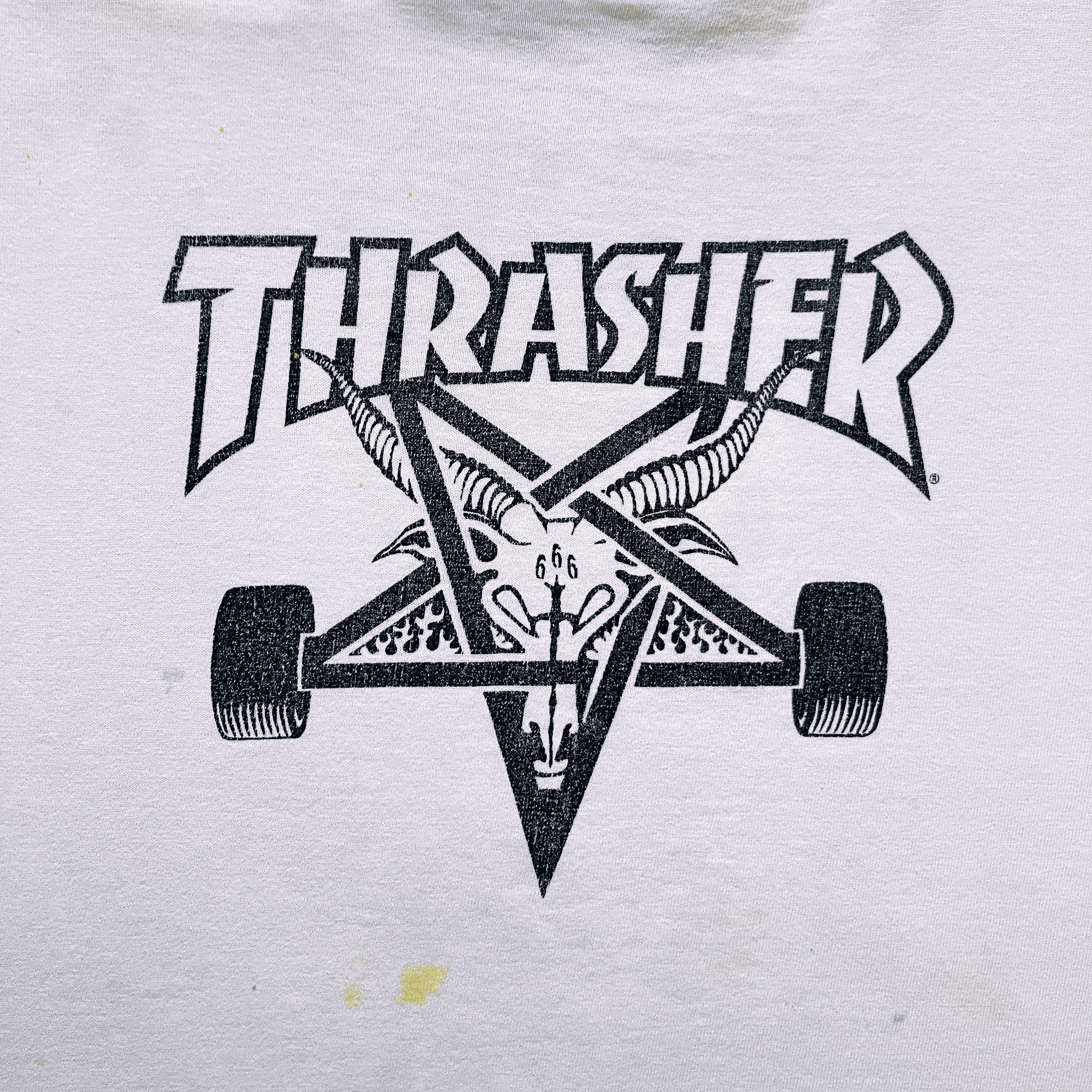 Thrasher Vintage 1990s Thrasher Pentagram T-Shirt Size US L / EU 52-54 / 3 - 2 Thumbnail