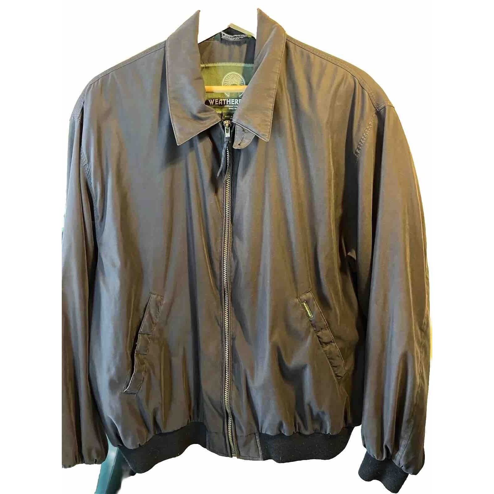 Weatherproof Weatherproof Mens XL Navy Long Sleeve Full Zip Cotton Jacket Size US XL / EU 56 / 4 - 1 Thumbnail