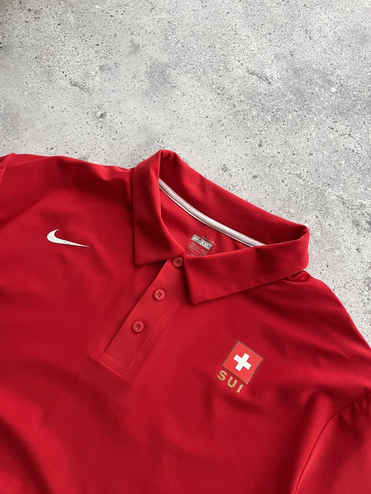 Nike Nike Roger Federer RF 2008 Beijing Olympics Davis Cup Polo Size US XXL / EU 58 / 5 - 5 Thumbnail