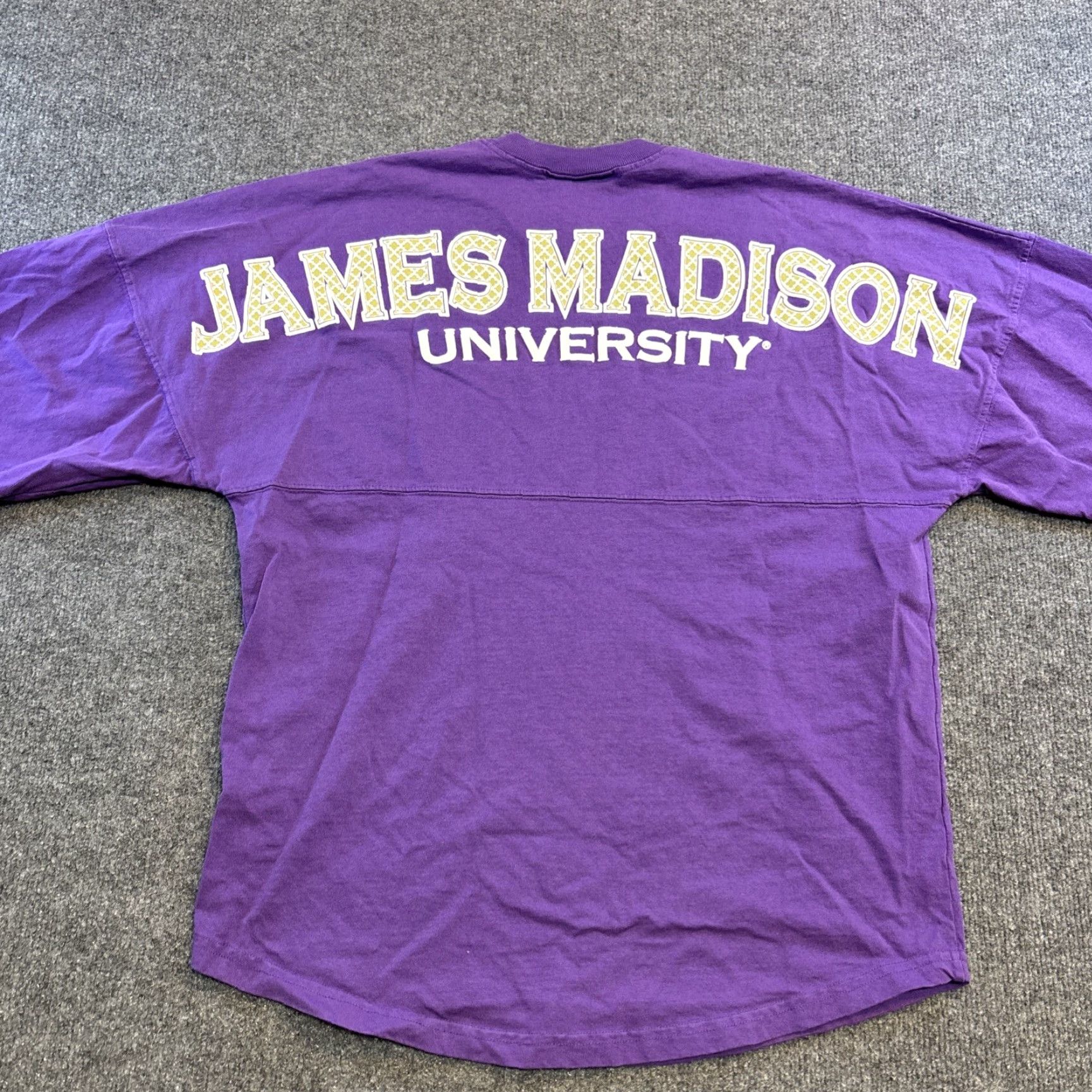 Madison Original League Spirt Jersey Purple Oversize Small JMU James Madison University Shirt Womens S Purple University Oversized Size S / US 4 / IT 40 - 2 Thumbnail