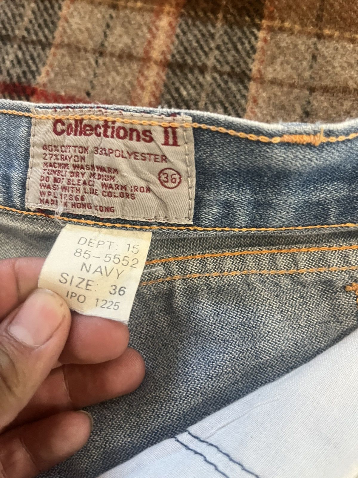 Other Vintage 90s super wide baggy pleated Light washed pants 36 Size US 35 - 7 Thumbnail