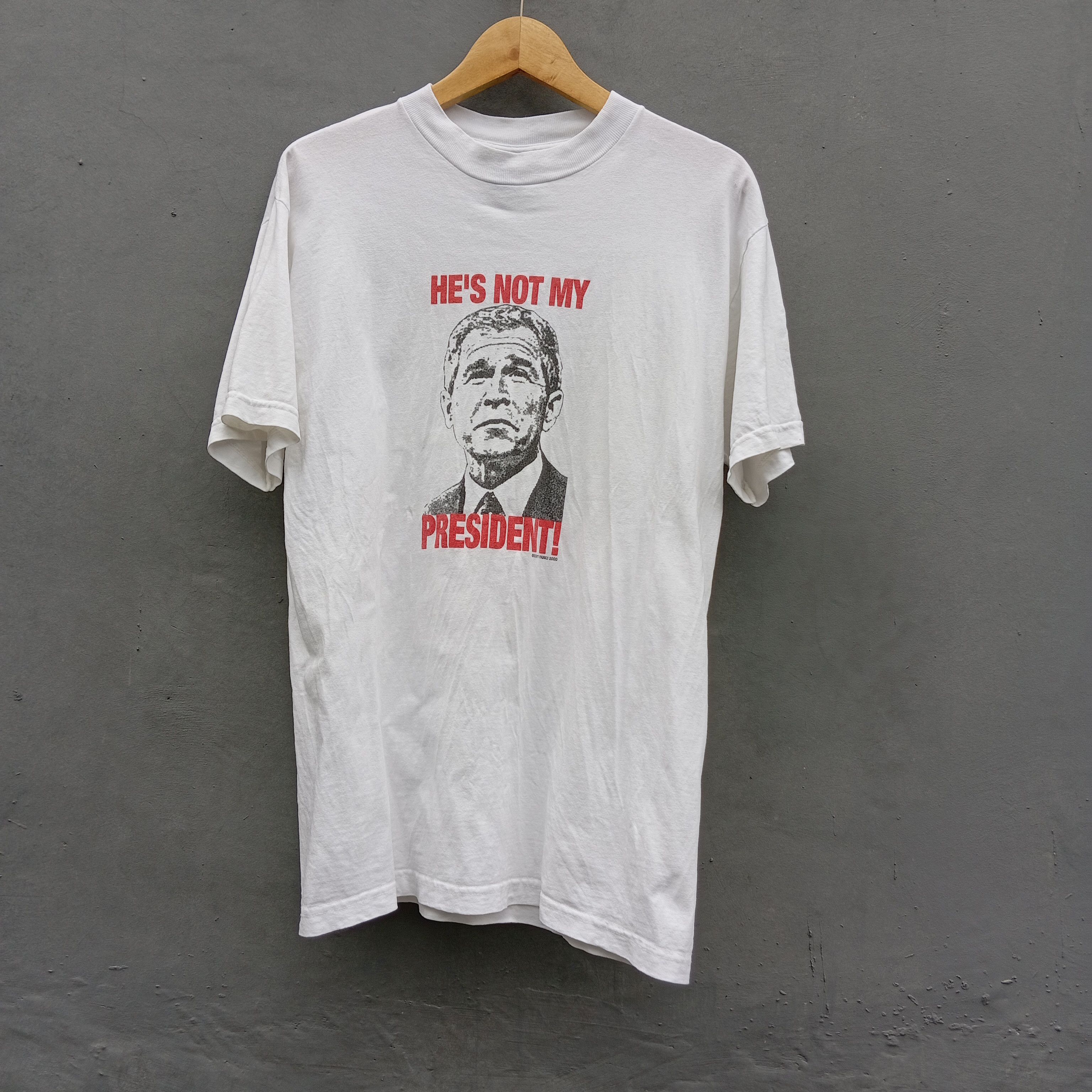 Other Y2K panic attack vintage George H. W. Bush t shirt Size US M / EU 48-50 / 2 - 1 Thumbnail