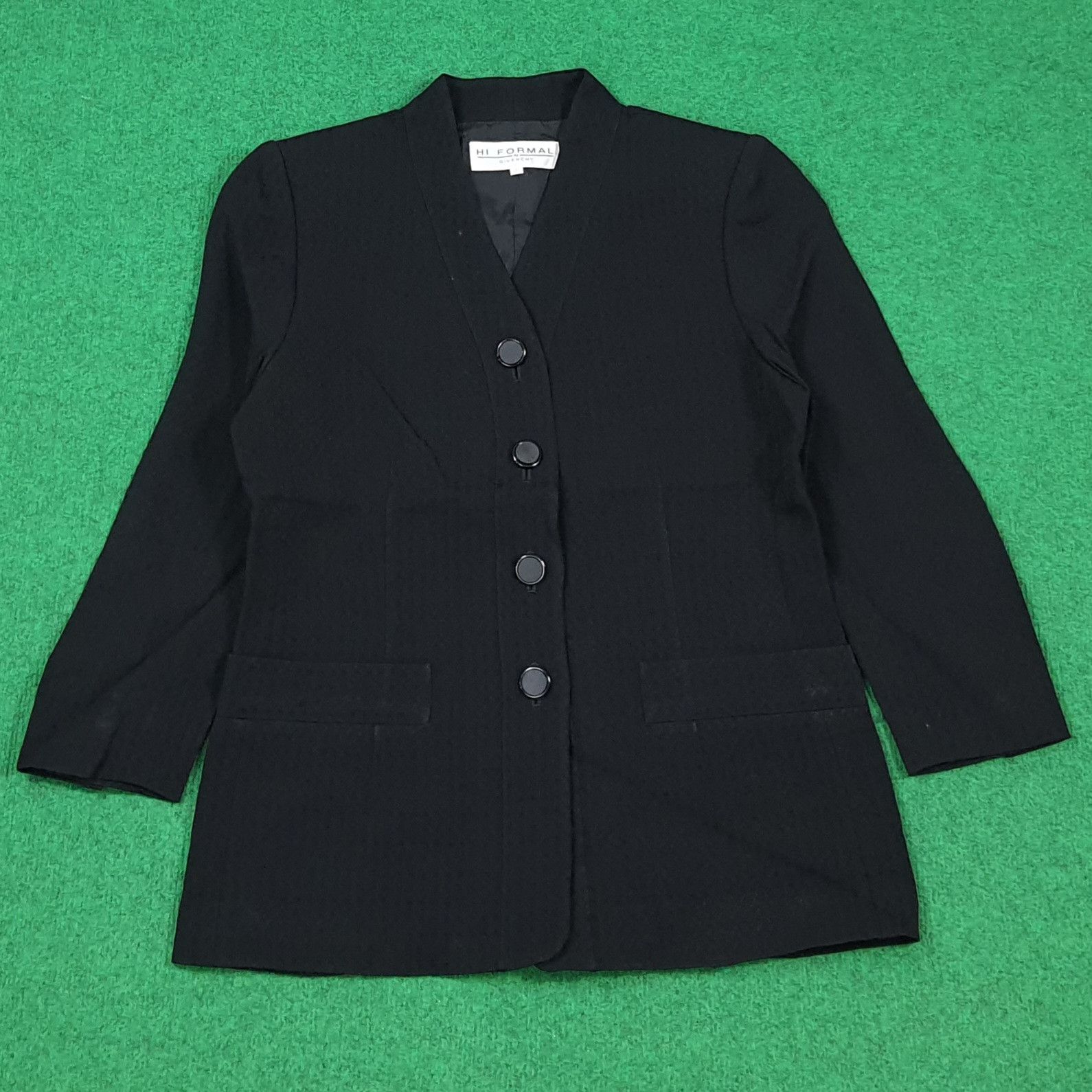Givenchy Vintage Hi Formal by Givenchy Black Blazer C289N6 Size XS / US 0-2 / IT 36-38 - 1 Thumbnail