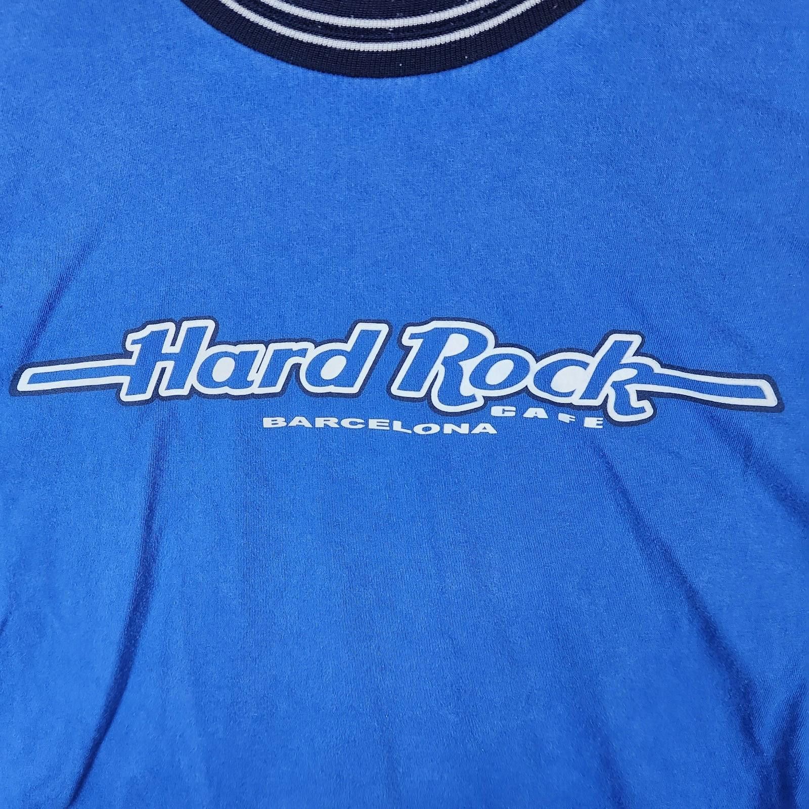 Hard Rock Cafe Vintage Hard Rock Cafe Barcelona T-Shirt Size XL Blue Size US XL / EU 56 / 4 - 2 Thumbnail