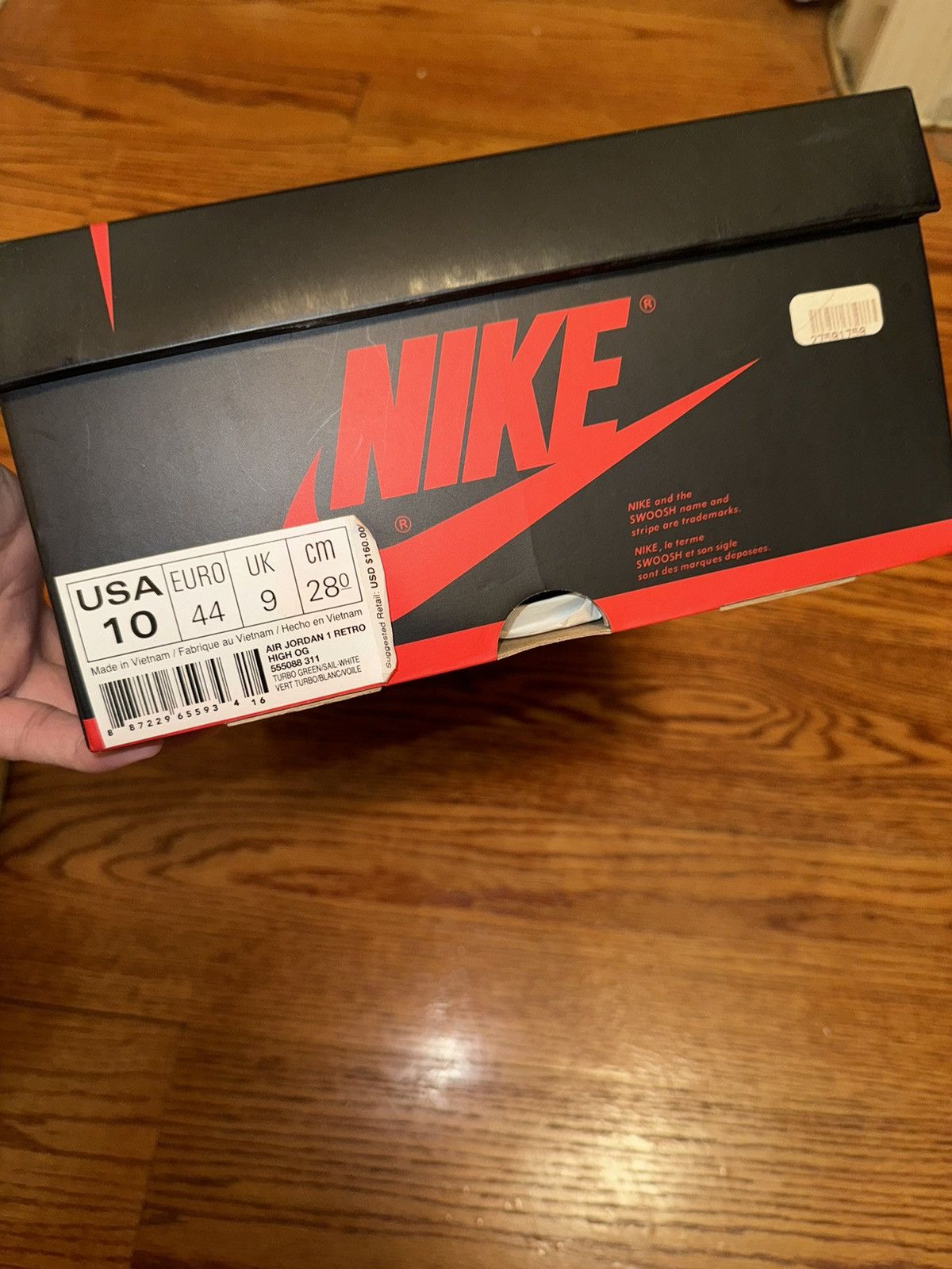 Nike Jordan 1 Turbo Green Size US 10 / EU 43 - 8 Thumbnail