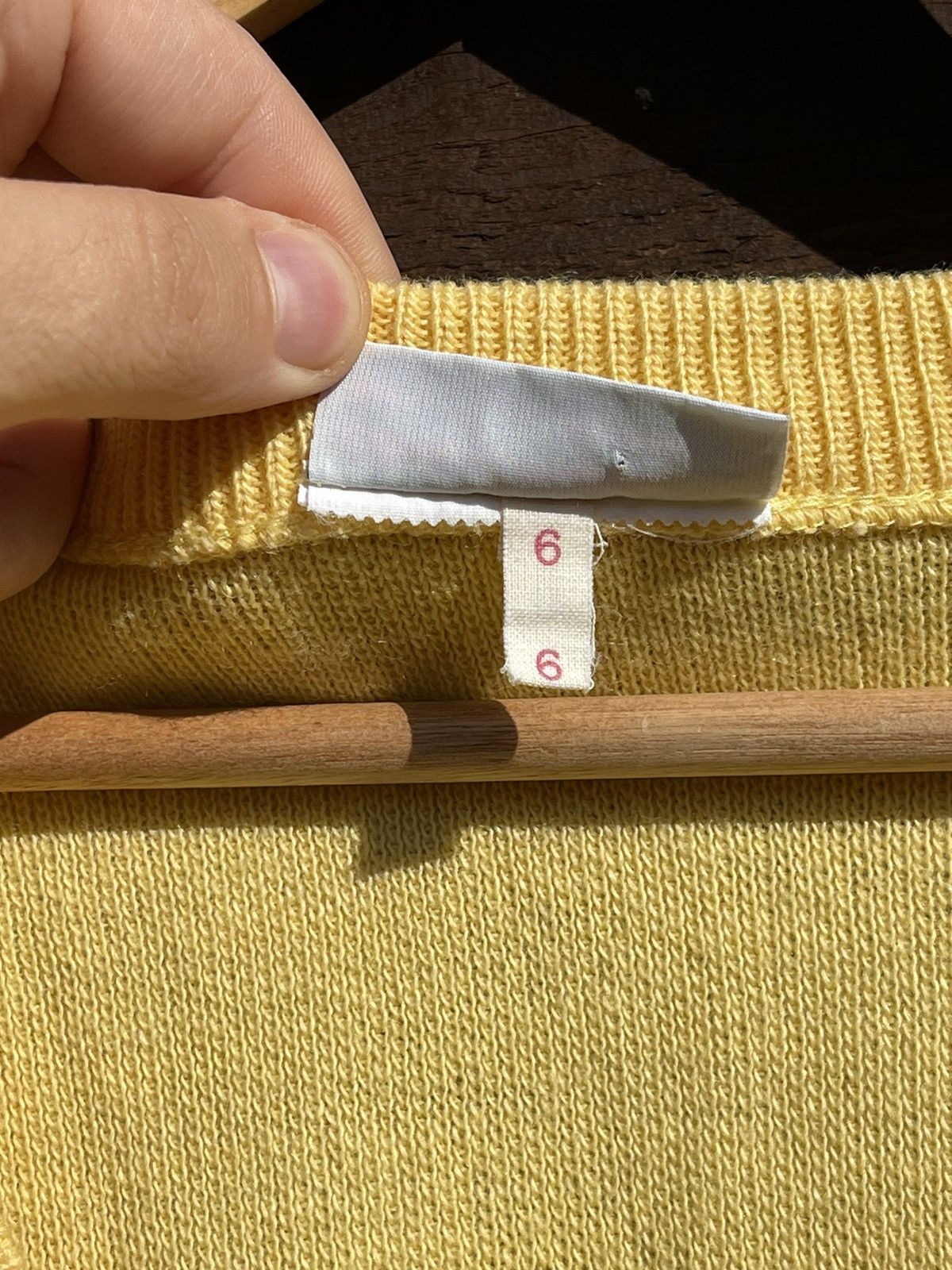 Lacoste × Vintage 90’s Lacoste vintage yellow wool vest made in France Size US XL / EU 56 / 4 - 7 Thumbnail