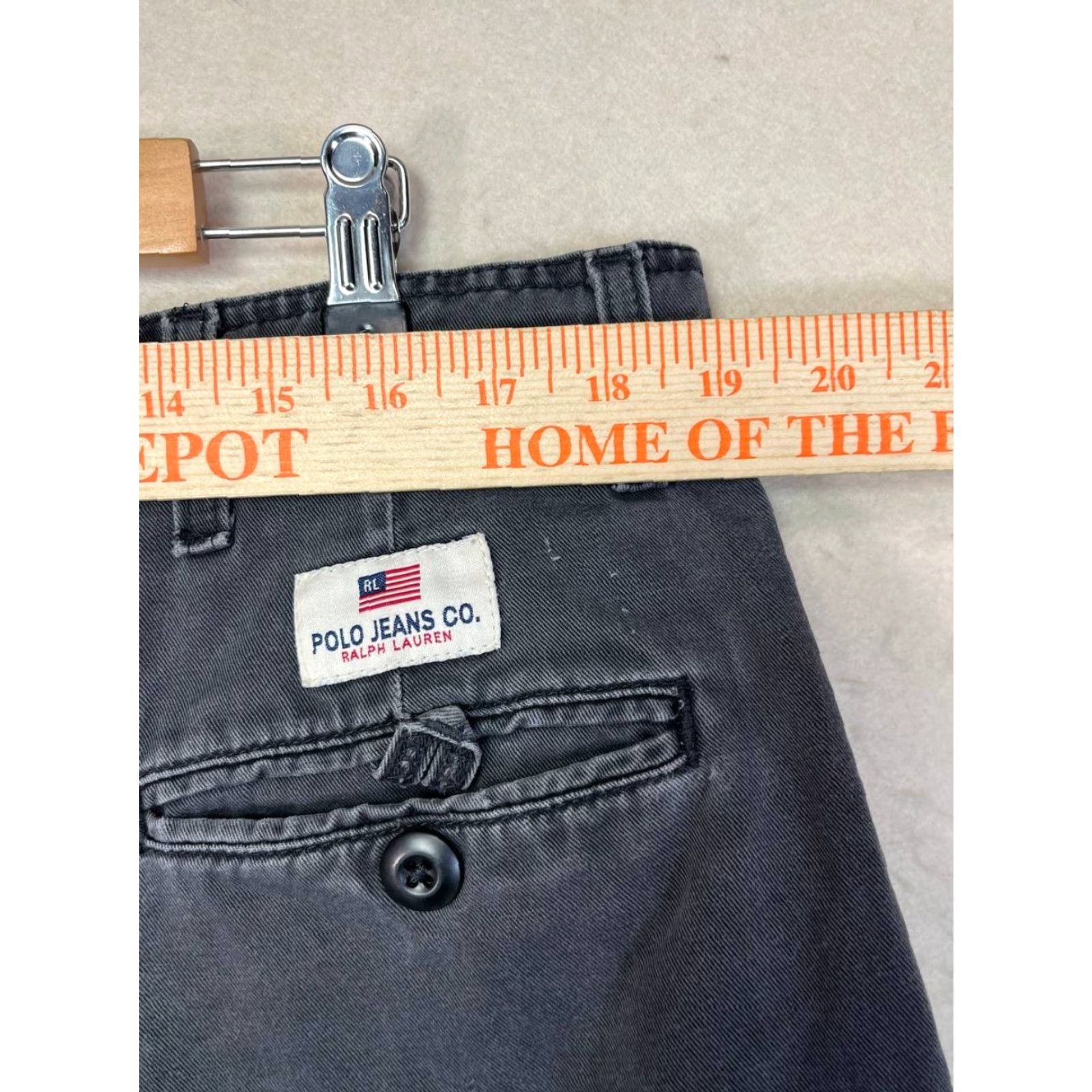 Polo Ralph Lauren Polo Ralph Lauren Chino Cargo Shorts Blue Men's Size 40 Casual Size US L / EU 52-54 / 3 - 3 Thumbnail