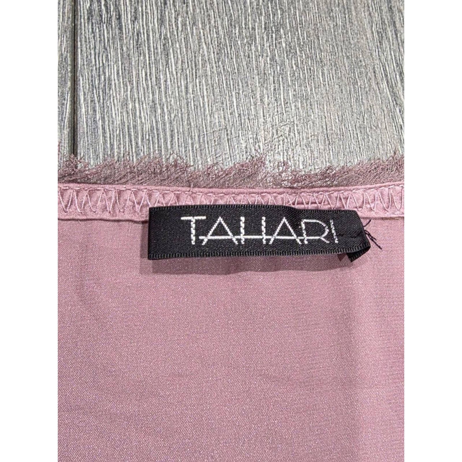& Other Stories Tahari Cap sleeve soft pink silk top blouse Small A003209 Size S / US 4 / IT 40 - 4 Thumbnail