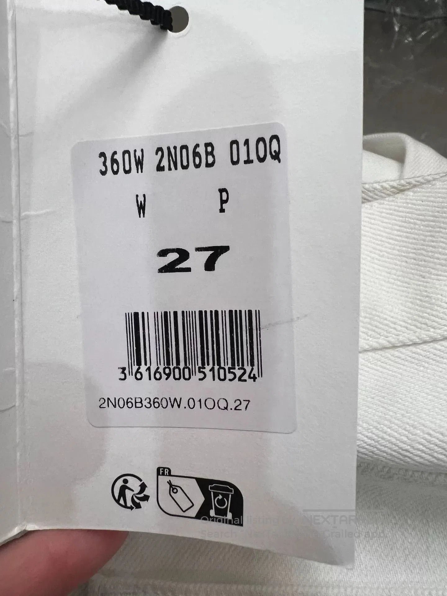 Celine Celine White Flared Denim Pants. Size 27" / US 4 / IT 40 - 5 Thumbnail