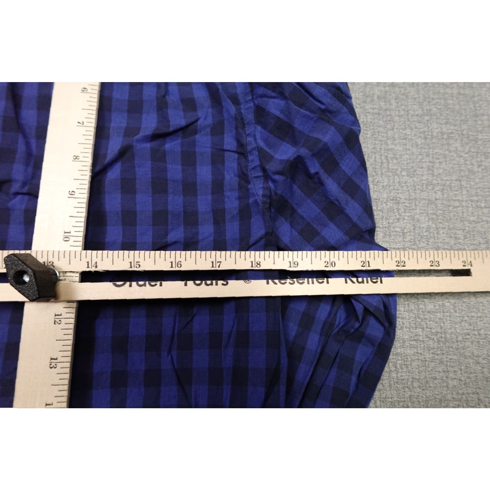 Todd Snyder Todd Snyder Button-Up Shirt Mens 15.5 32/33 Blue Plaid 2-Ply Cotton Classic Fit Size US L / EU 52-54 / 3 - 7 Thumbnail