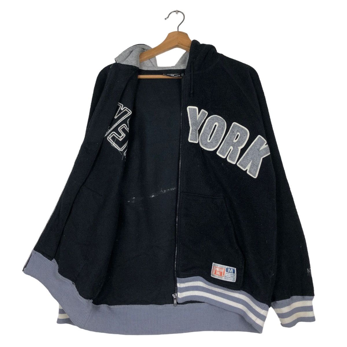 Japanese Brand 🔥Vintage Spiritual Ball Bomber Jacket New York Big Logo Size US M / EU 48-50 / 2 - 11 Thumbnail