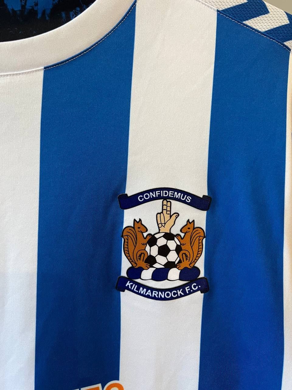 Hummel 2023/25 KILMARNOCK FC HOME SOCCER JERSEY FOOTBALL SHIRT 2XL Size US XXL / EU 58 / 5 - 6 Thumbnail