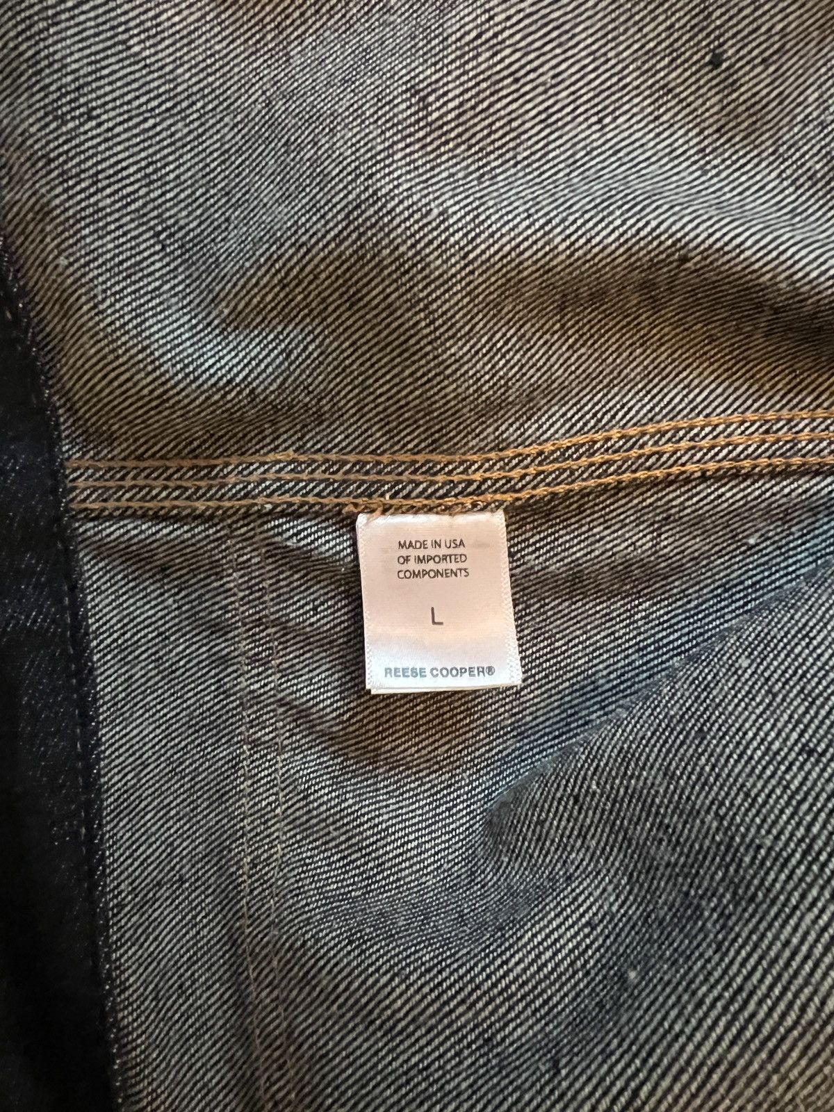 Reese Cooper Reese Cooper Raw Denim Jacket Size US L / EU 52-54 / 3 - 4 Thumbnail