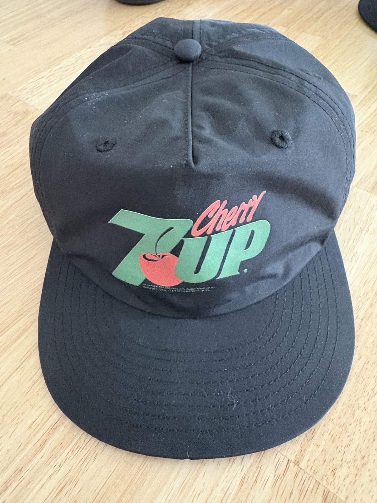 Vintage Cherry 7Up Nylon Trucker Hat (Repro) Size ONE SIZE - 1 Thumbnail