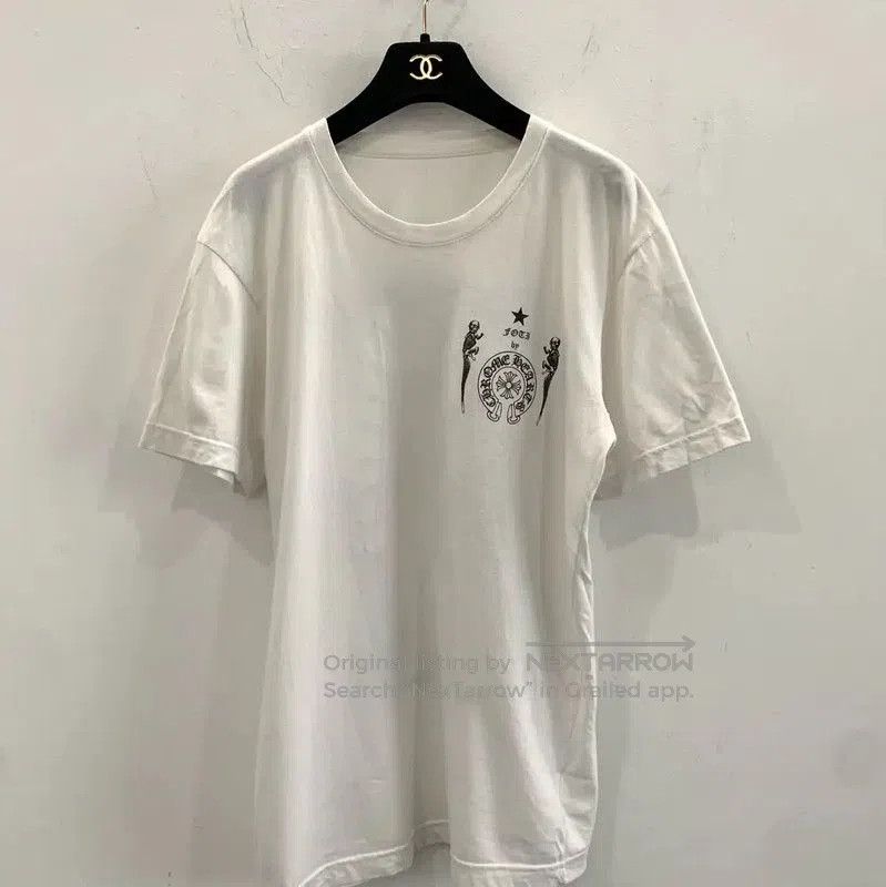 Chrome Hearts Chrome Hearts White Cotton Men's T-Shirt . Size US M / EU 48-50 / 2 - 2 Thumbnail