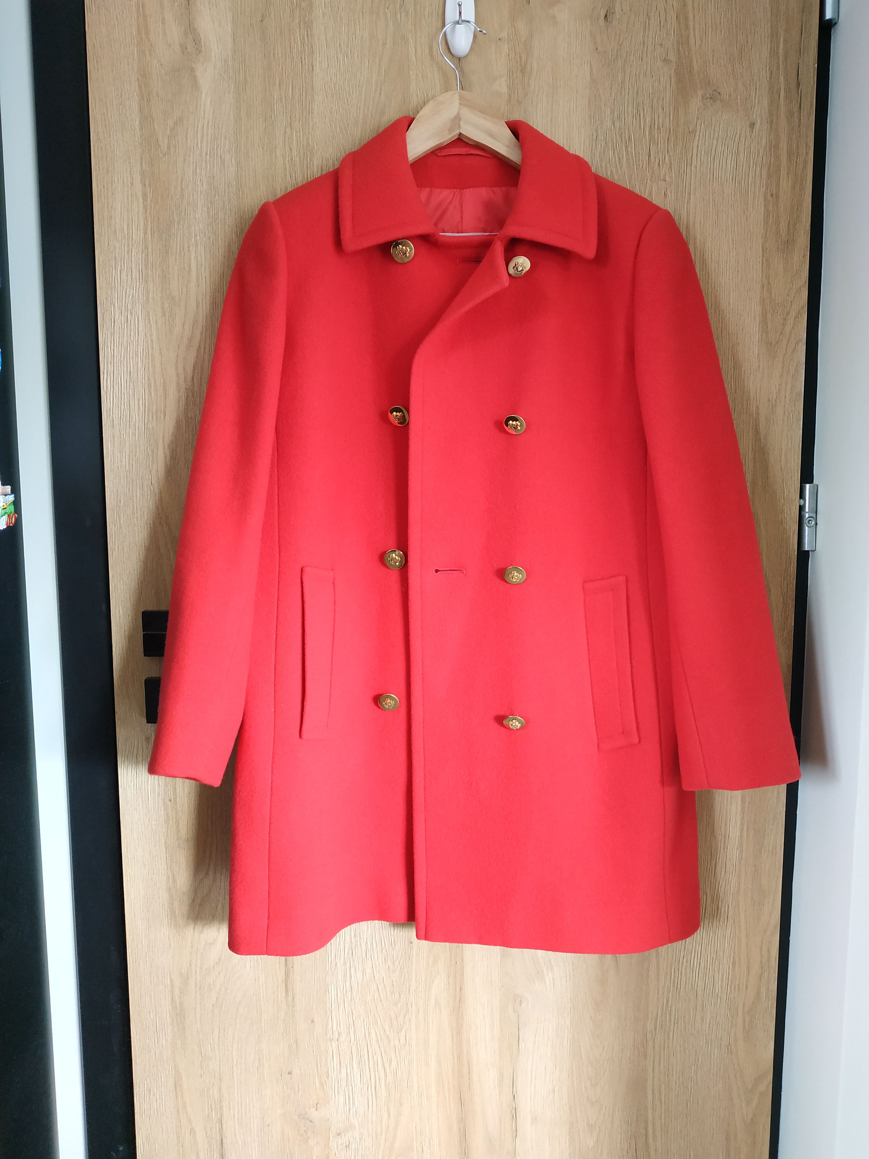 Aquascutum AQUASCUTUM Women's Vintage 90's Midi Wool Coat, SMALL Size S / US 4 / IT 40 - 1 Thumbnail