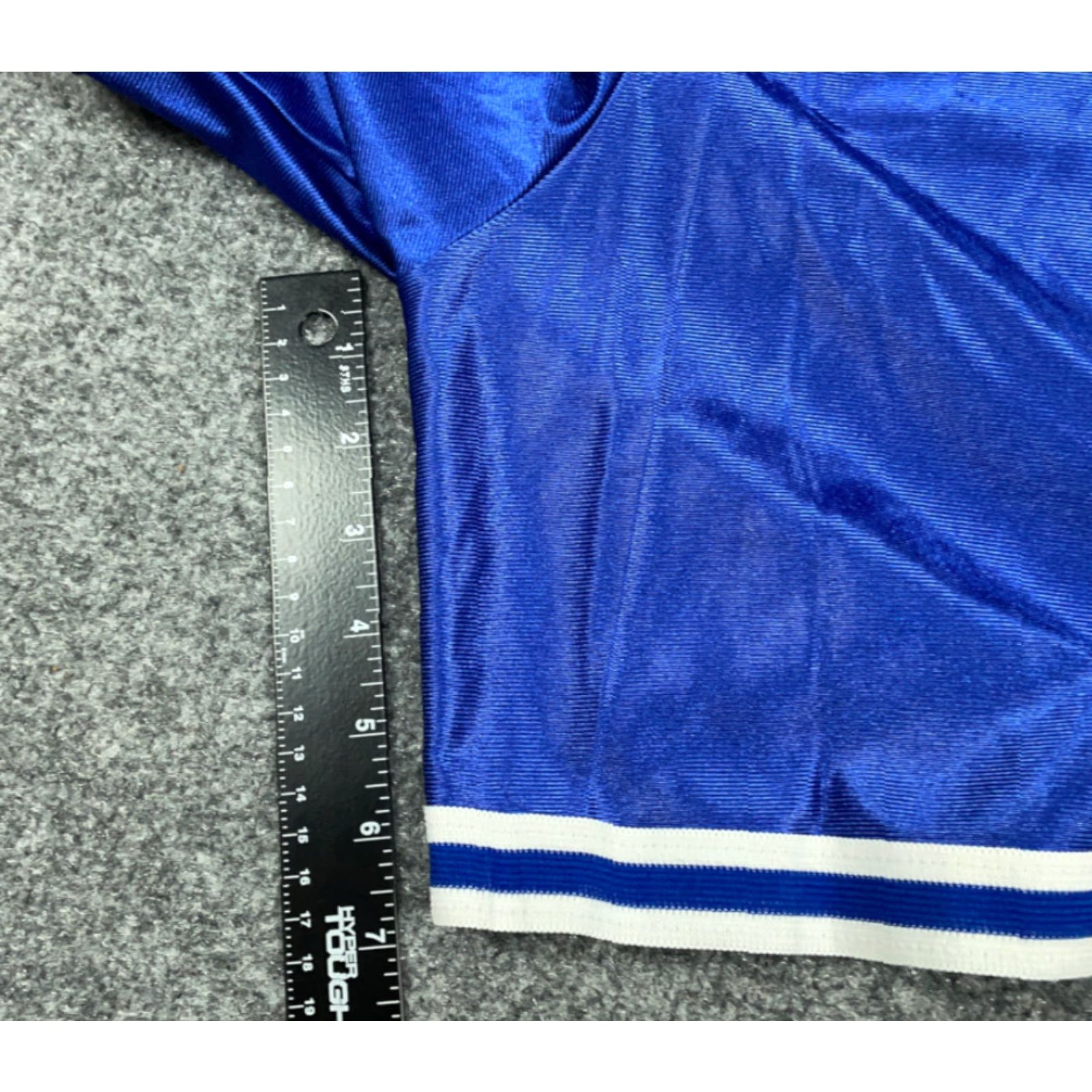 Vintage VTG 90s Blue Striped Athletic Shorts Adult XL LeTrell Sports 7" Inseam USA Made Athletic Mens Shorts Size US 34 / EU 50 - 7 Thumbnail