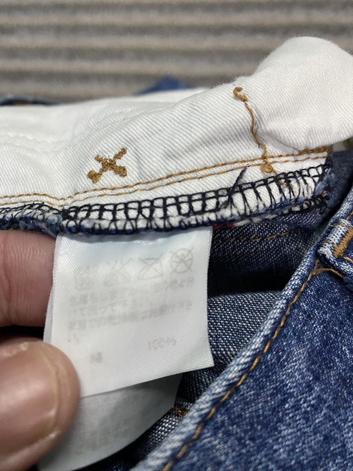 Zucca Zucca Skinny Distressed Baggy Selvedge Jeans Size US 29 - 11 Thumbnail