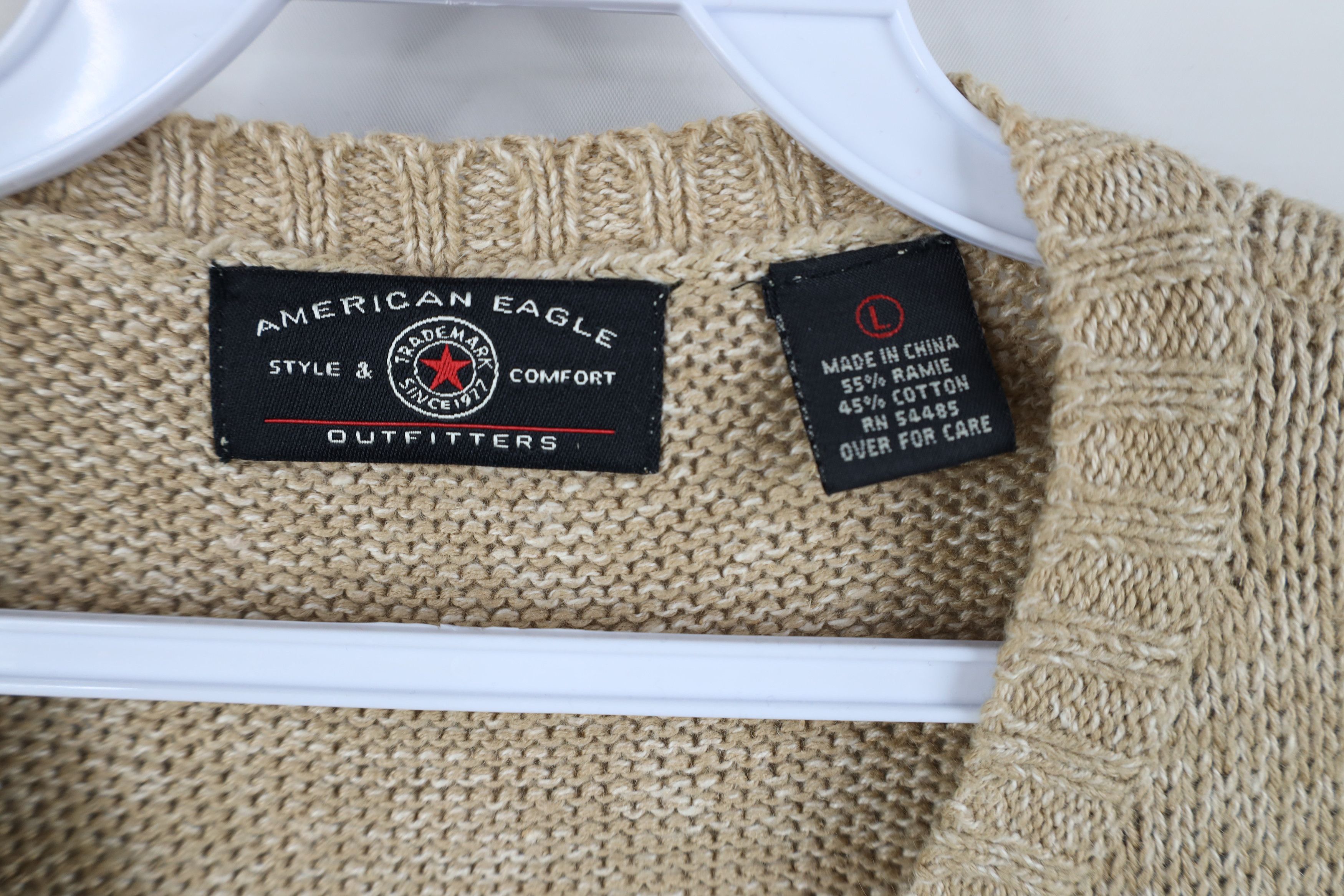 American Eagle Outfitters Vintage 90s American Eagle Outfitters Knit Sweater Vest Size US L / EU 52-54 / 3 - 6 Thumbnail