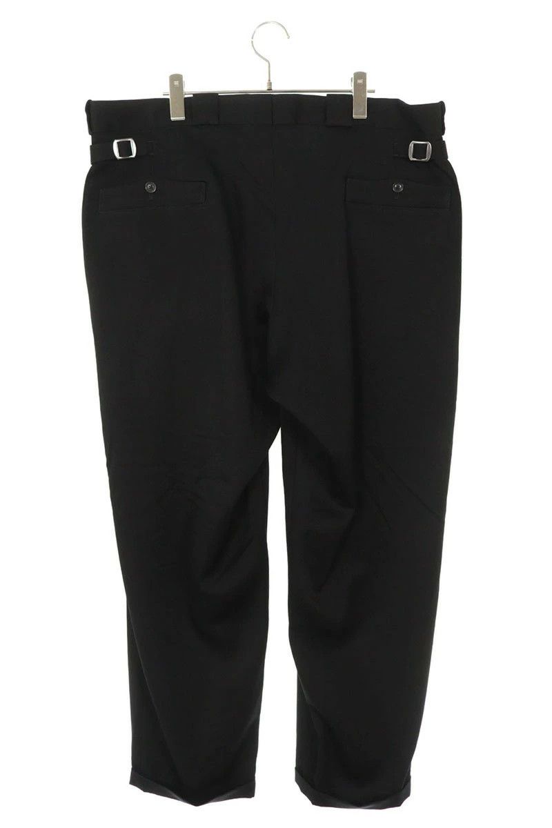 Yohji Yamamoto POUR HOMM HR-P68-119 2-Tuck Adjustable P Long Pants (Black) Size US 35 - 2 Thumbnail