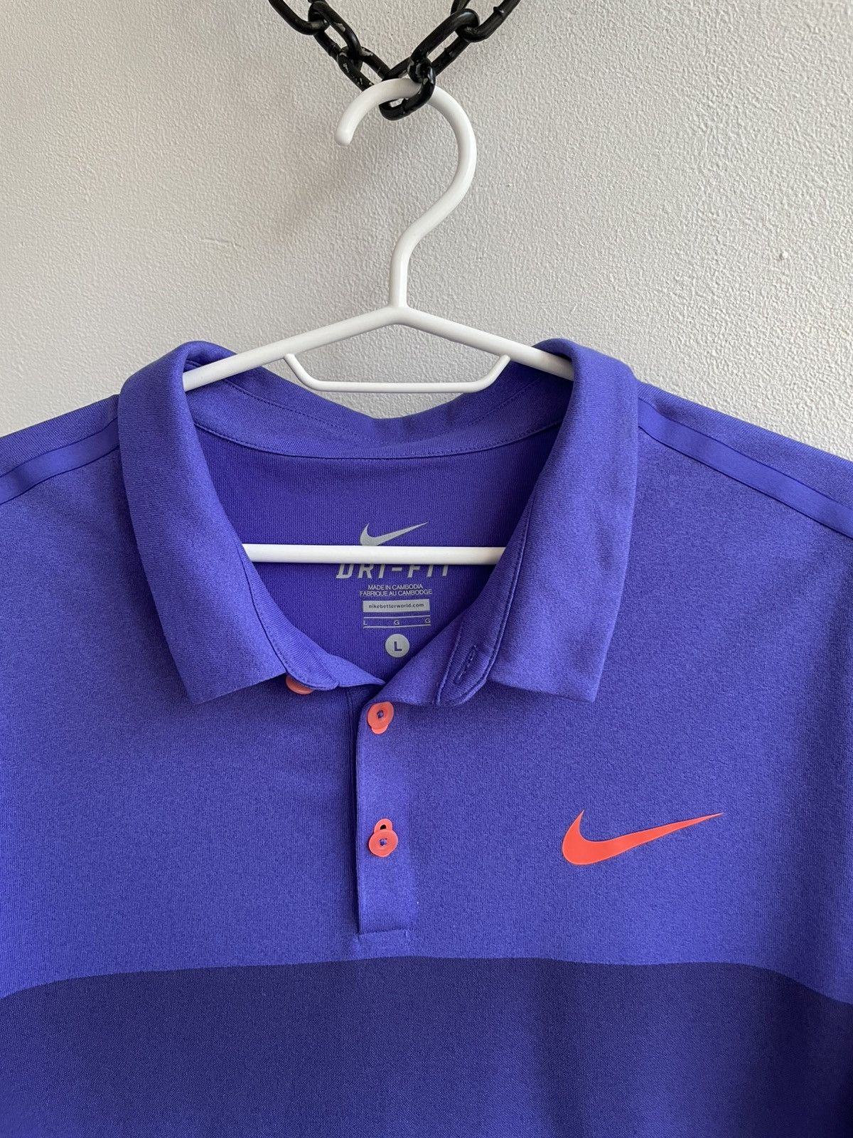 Nike Nike Roger Federer RF 2015 French Open Tennis Shirt Jersey Size US L / EU 52-54 / 3 - 5 Thumbnail