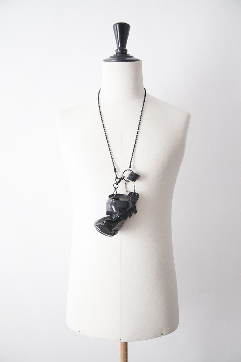 Raf Simons SS03 Consumed crushed can necklace Size ONE SIZE - 2 Thumbnail