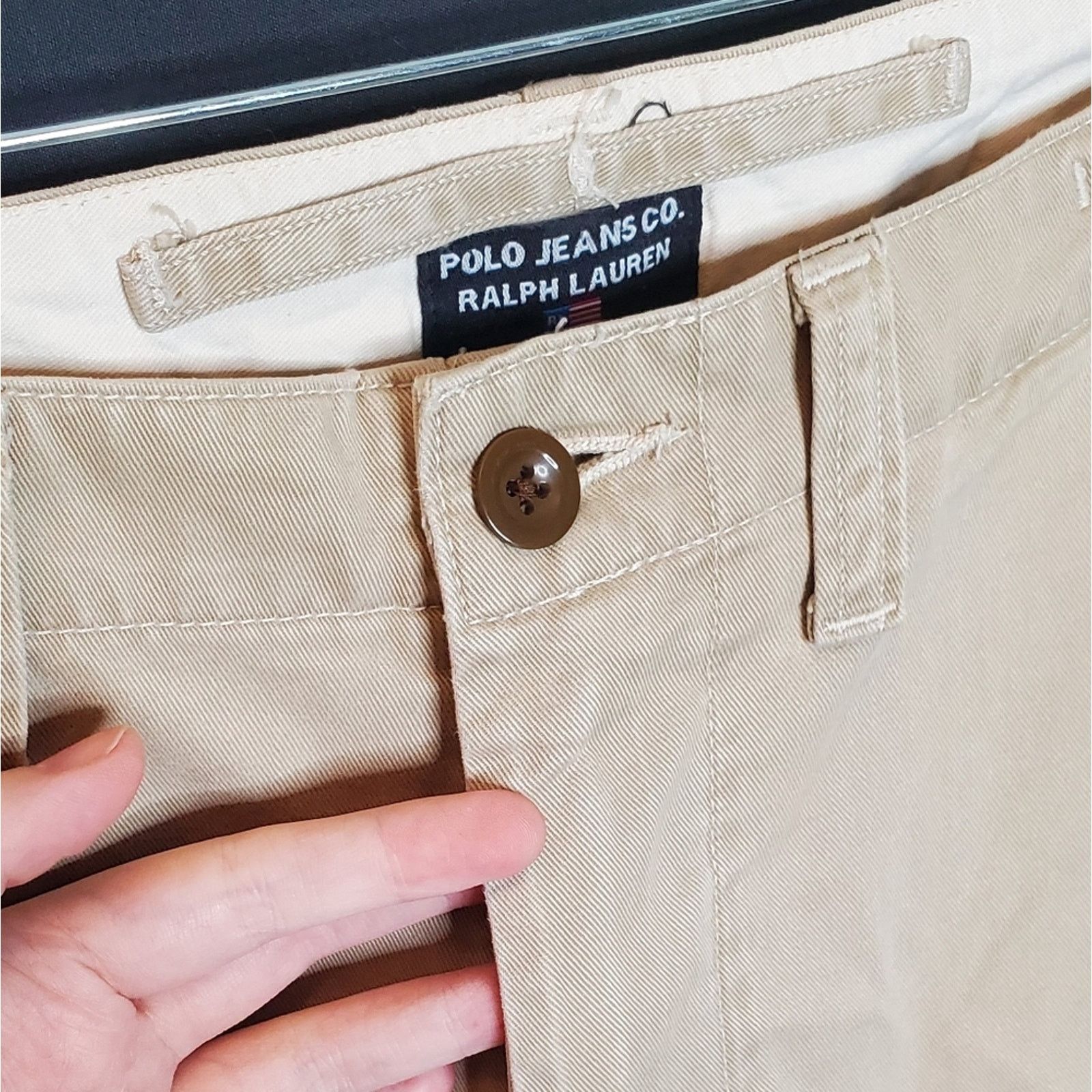 Polo Ralph Lauren Polo Jeans Co Ralph Lauren Tan Jeans 34x32 Size US 34 / EU 50 - 4 Thumbnail