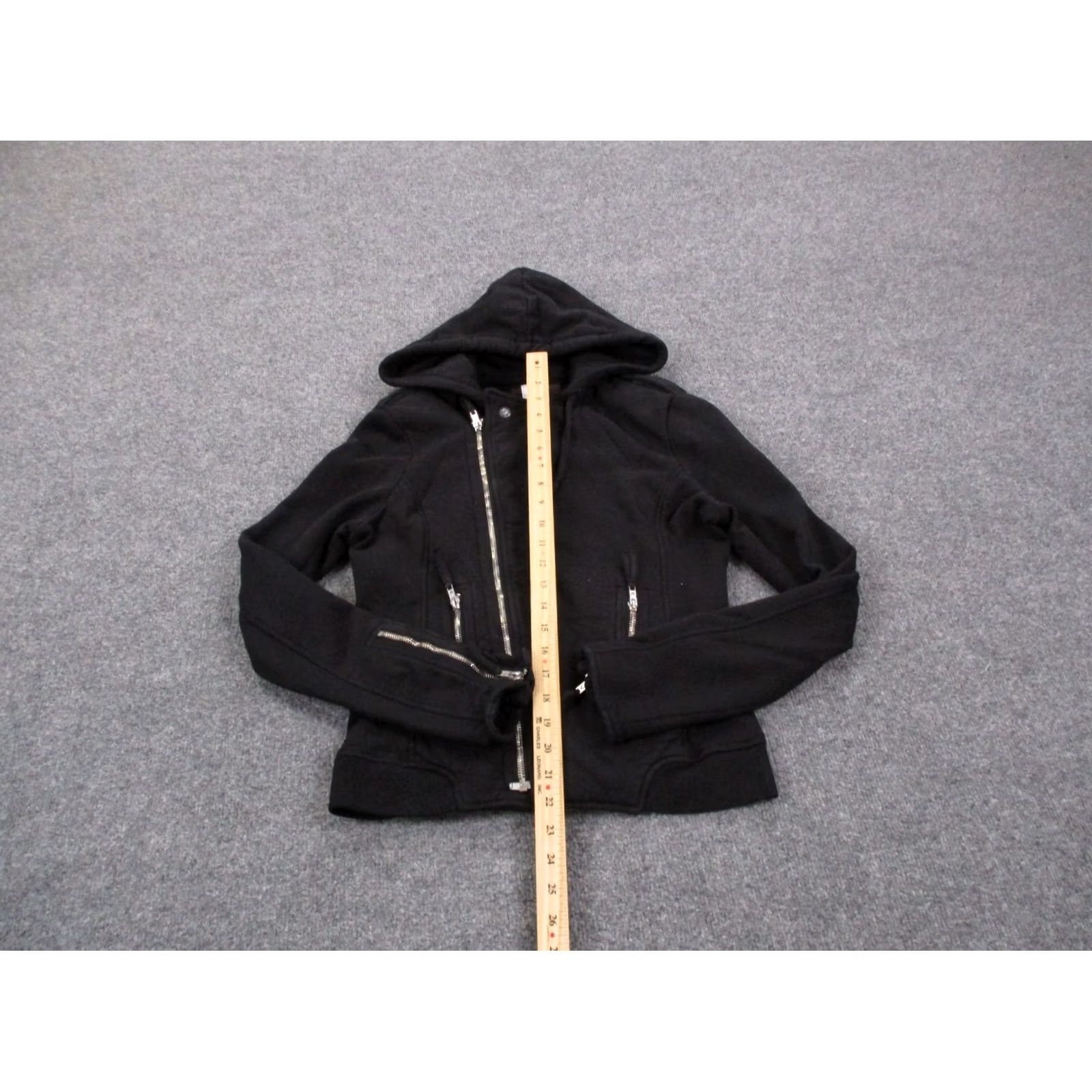 True Religion True Religion Jacket Womens S Black Knit Full Zip Pockets Thermal Casual Streetwear 90s Style Size S / US 4 / IT 40 - 3 Thumbnail
