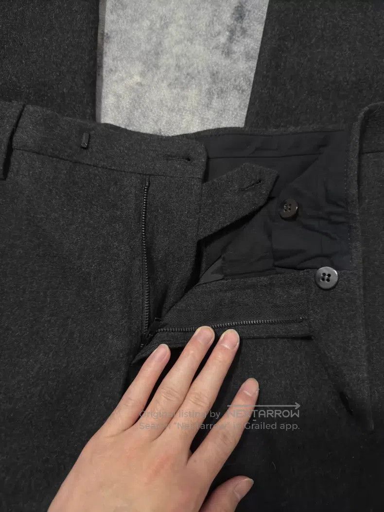 Saint Laurent Paris Saint Laurent Paris Black and Grey Wool Tweed Straight Tro Size US 30 / EU 46 - 4 Thumbnail