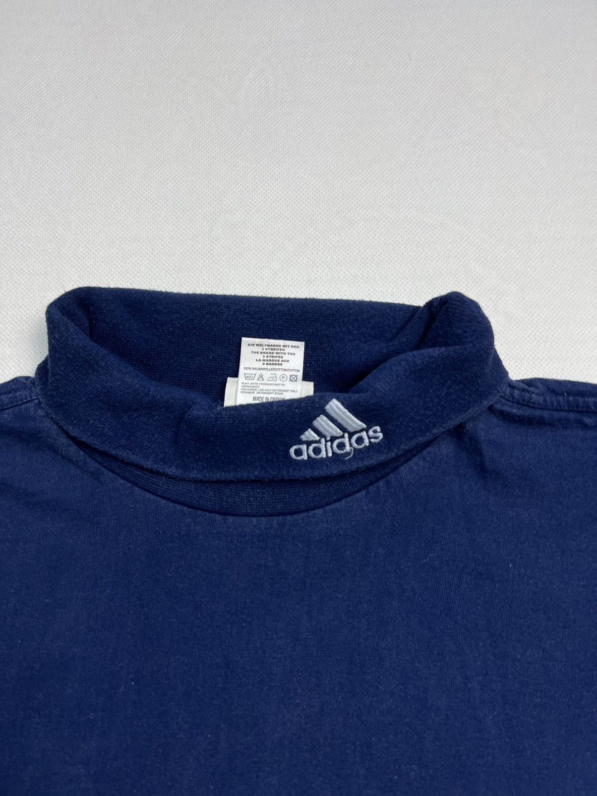Adidas × Vintage Turtleneck Longsleeve Adidas vintage 90’s navy Size US XL / EU 56 / 4 - 2 Thumbnail
